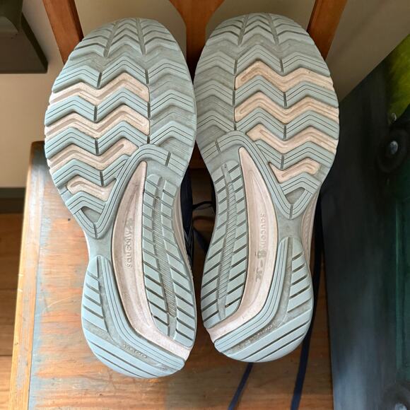 Saucony Cohesion 14 XT Running Sneaker SZ 10 Navy Sport Casual Walk NO INSOLE - Picture 8 of 10